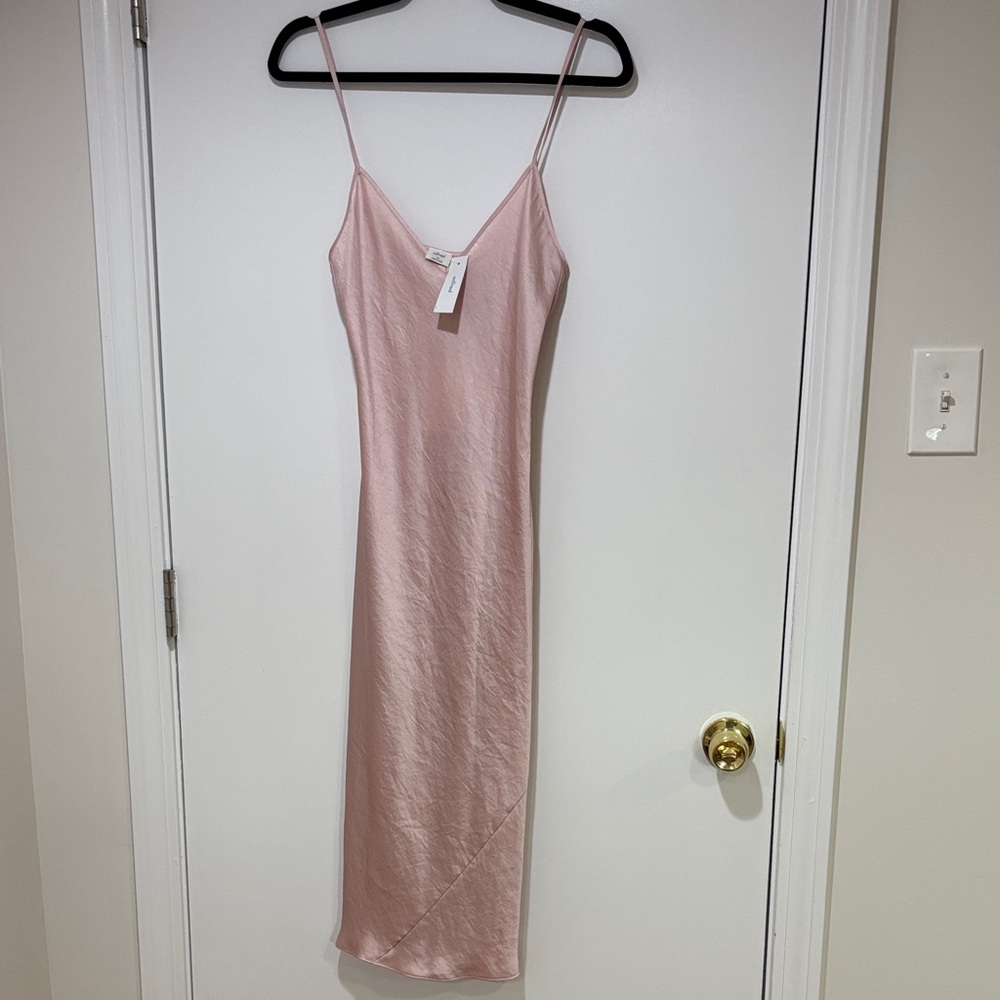 Wilfred Blush Satin Dress XS NWT